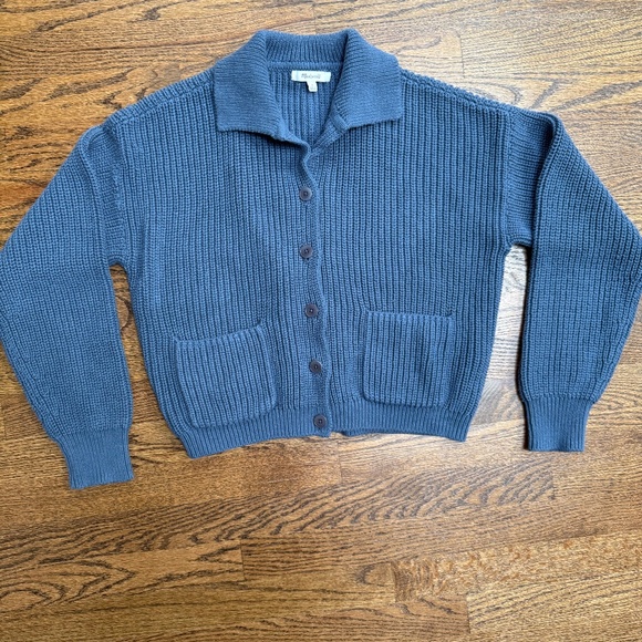 Madewell Sweaters - Madewell Ribbed Polo Cardigan Sweater